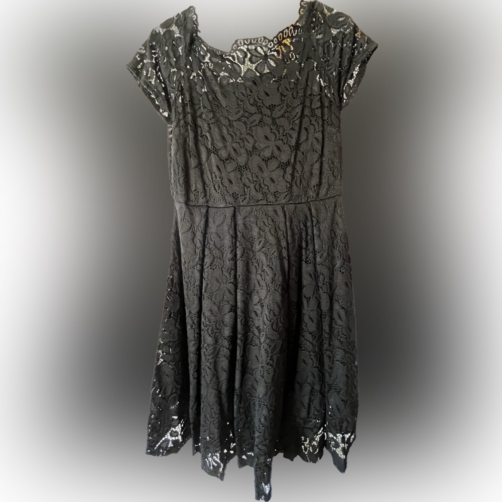 MissMay Black Lace Dress - Size XL